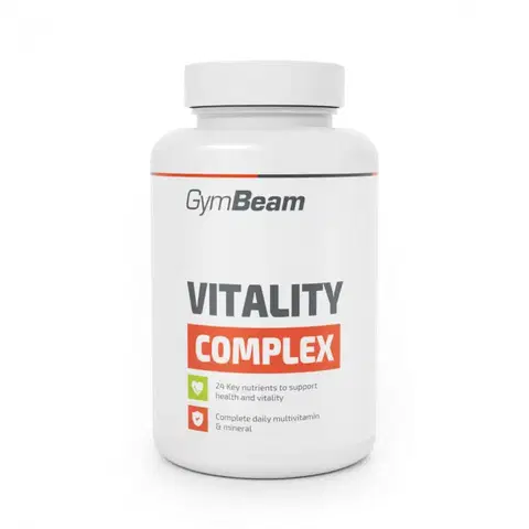 Multivitamíny GymBeam Vitality Complex 60 tab. bez príchute