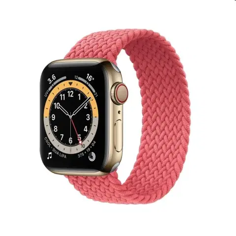 Príslušenstvo k wearables COTEetCI nylónový náramok 134 mm pre Apple Watch 42/44/45 mm, ružový