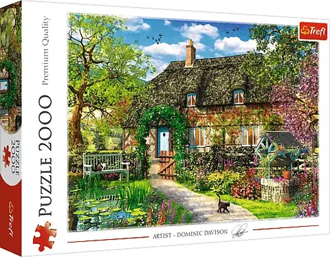Hračky puzzle TREFL - Puzzle 2000 - Vidiecka chata