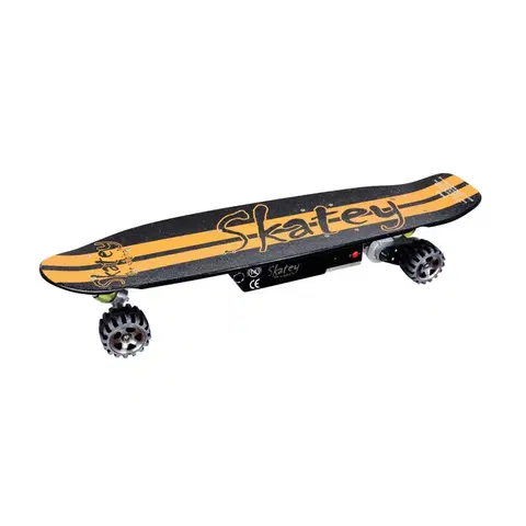 Elektrické skateboardy a longboardy Elektrický longboard Skatey 400 čierno-oranžový