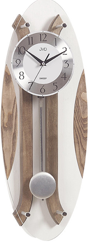 Hodiny Dizajnové kyvadlové nástenné hodiny JVD NS18012/78, 59cm
