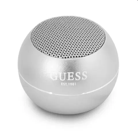 Reprosústavy a reproduktory Guess Mini Bluetooth Speaker, strieborný 57983109157