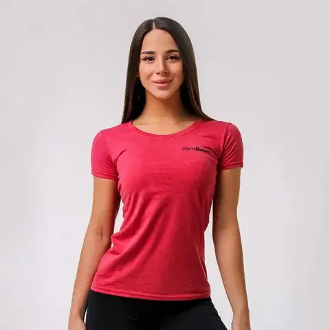 Tričká a tielka GymBeam Dámske tričko Basic Vintage Red  S