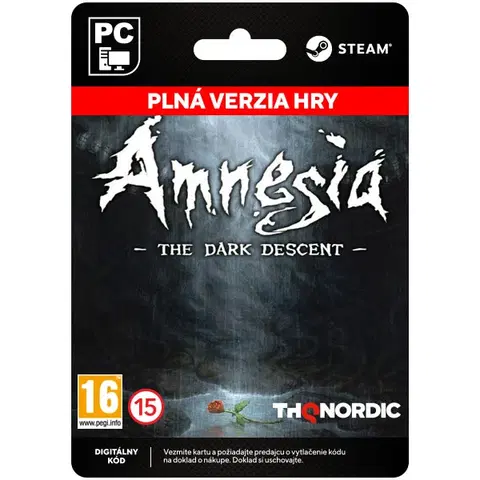 Hry na PC Amnesia: The Dark Descent [Steam]