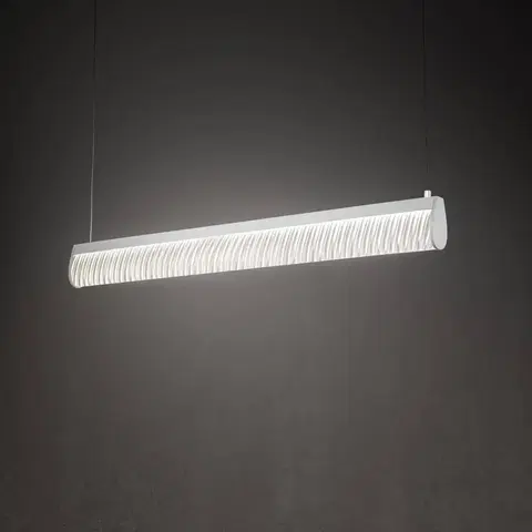 Závesné svietidlá Slamp Závesné svietidlo Slamp LED Modula, skladané, svetlosivé