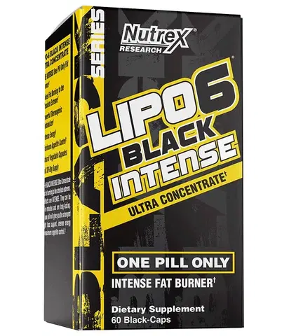 Komplexné spaľovače Lipo 6 Black Intense Ultra Concentrate - Nutrex 60 kaps.