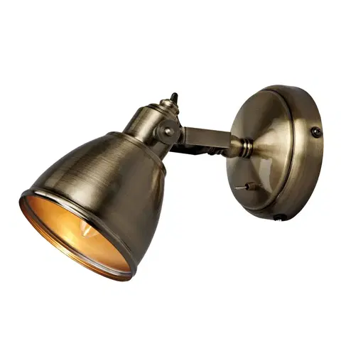 Nástenné svietidlá Markslöjd Fjällbacka nástenná lampa so starožitným povrchom