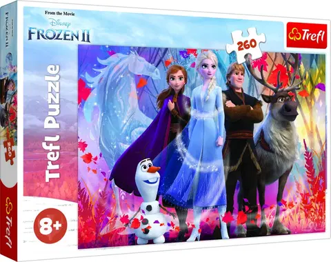 Hračky puzzle TREFL - Puzzle 260 Frozen 2 - Cesta za dobrodružstvom