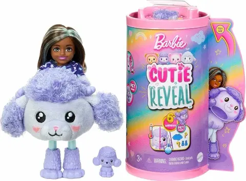 Hračky bábiky MATTEL - Barbie Cutie reveal Chelsea Pudel HKR17 pastelová edícia