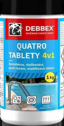 Bazénová chémia Kinekus Chémia bazénová Quatro tablety 1kg