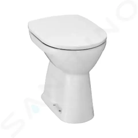 Kúpeľňa JIKA - Lyra plus Stojace WC, ploché splachovanie, biela H8253870000001