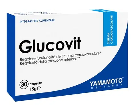 Vitamíny a minerály Glucovit (udržuje hladinu glukózy pod kontrolou) - Yamamoto  30 kaps.