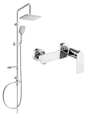Sprchy a sprchové panely MEXEN/S - Sven sprchový stĺp vrátane sprchovej batérie Zero, chróm 71140262-00
