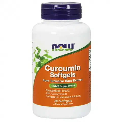 Ostatné špeciálne doplnky výživy NOW Foods Curcumin Softgels 120 kaps.