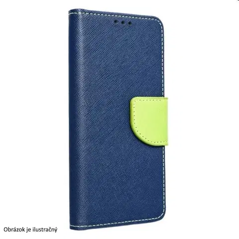 Puzdrá na mobilné telefóny Knižkové puzdro FANCY Book pre Apple iPhone 14, modrázelená TEL163135