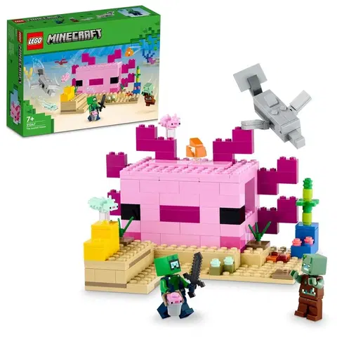 Hračky LEGO Minecraft LEGO - Dom axolotlov