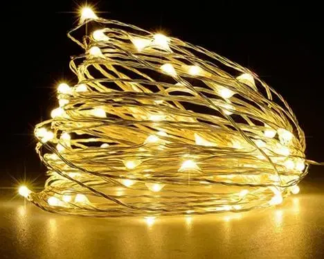 Vnútorné LED osvetlenie na vianočné stromčeky Vianočné osvetlenie 50L SLZY 7/19/NIK BAT WW