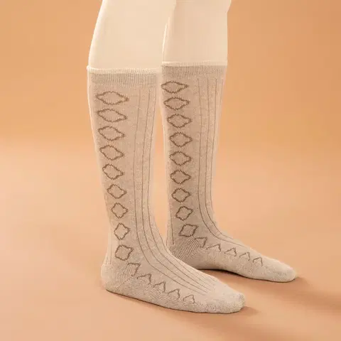 ponožky Ponožky na meditáciu merino béžové