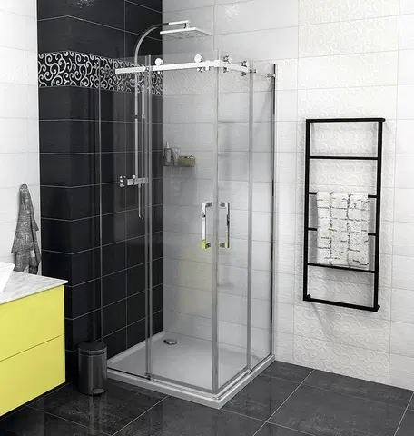 Sprchové dvere GELCO - DRAGON štvorcová sprchová zástena 900x900 L/P varianta,rohový vstup GD4290GD4290