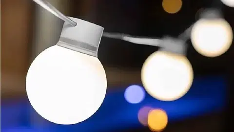 Exteriérové osvetlenie Bruna Guirlanda exteriérová solárna lampa