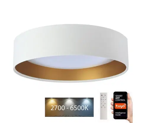 Svietidlá  LED Stropné svietidlo SMART GALAXY LED/36W/230V Wi-Fi Tuya biela/zlatá + DO 
