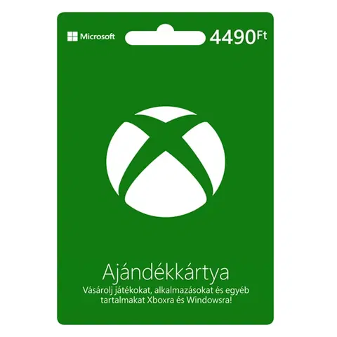 Hry na PC Xbox ajándékkártya 4 490 Ft