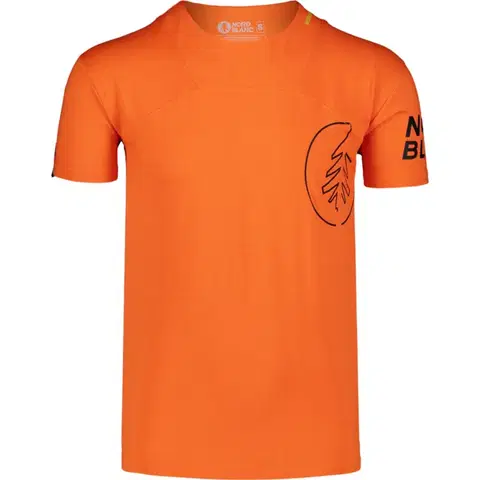 Pánská trička Pánske funkčné cyklo tričko Nordblanc Racing oranžové NBSMF7430_SOO XXXL