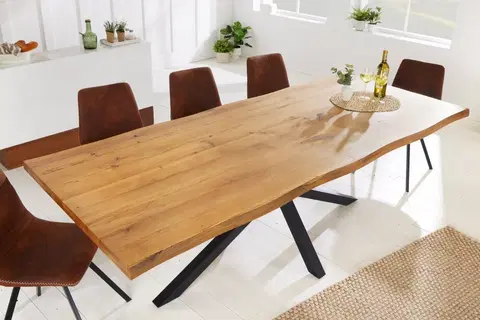 Jedálenské stoly Jedálenský stôl MORFEUS Dekorhome 200x100x76 cm