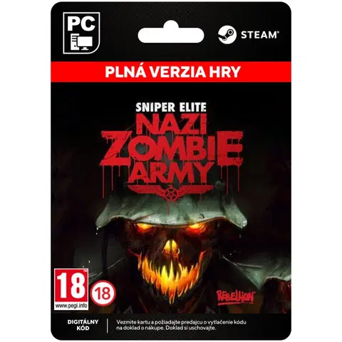 Hry na PC Sniper Elite: Nazi Zombie Army [Steam]