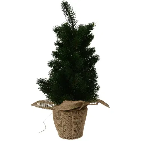 Vianočné dekorácie Dekoračný stromček Smrek tmavozelená, 45 cm