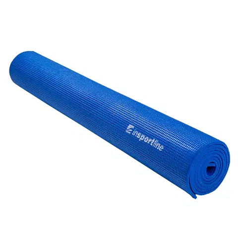 Podložky na cvičenie Ochranná podložka pod eliptický trenažér inSPORTline 160x80x0,6 cm modrá