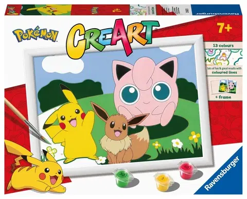 Kreatívne a výtvarné hračky RAVENSBURGER - Creart pokémoni