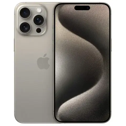 Mobilné telefóny Apple iPhone 15 Pro Max 512 GB Titánová prírodná