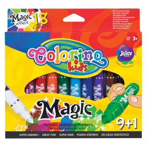 Hračky PATIO - Colorino fixky Magic 10 farieb
