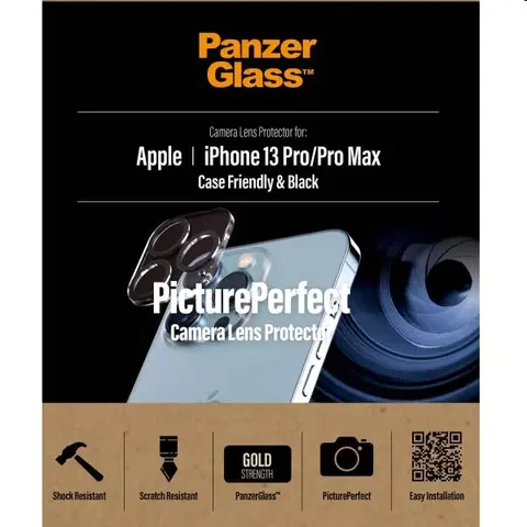 Tvrdené sklá pre mobilné telefóny PanzerGlass ochranný kryt objektívu fotoaparátu pre Apple iPhone 13 Pro, 13 Pro Max 0384