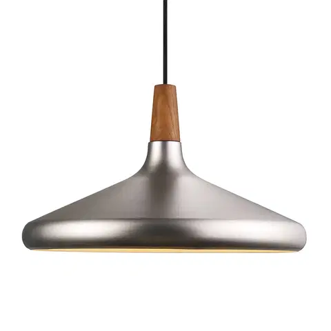 Závesné svietidlá DFTP by Nordlux Závesná lampa Nori z kovu, oceľová farba, Ø 39 cm