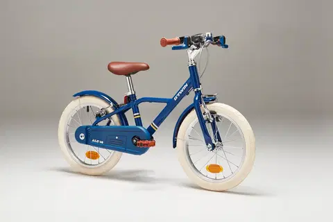 bicykle 16-palcový hliníkový bicykel 4,5 - 6 rokov 900 CITY modrý