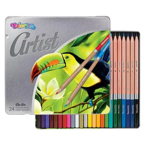 Hračky PATIO - Colorino pastelky Artist farebné 24 farieb