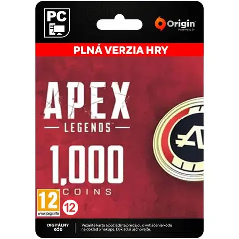 Hry na PC Apex Legends (1000 Apex Coins) [Origin]