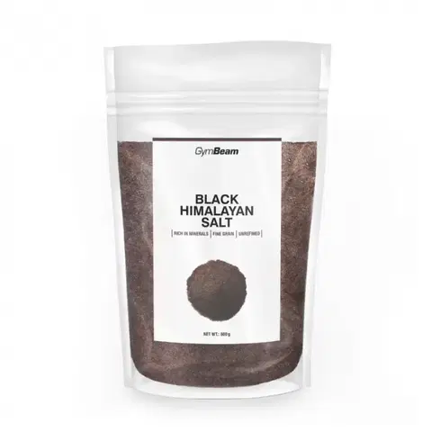 Ochucovadlá GymBeam Čierna Himalájska soľ - jemná 20 x 500 g