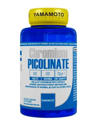 Chróm Chromium Picolinate (chróm vo forme pikolinátu) - Yamamoto  100 tbl.