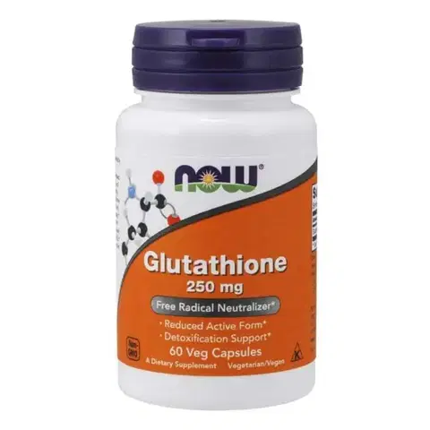 Ostatné špeciálne doplnky výživy Now Glutathione 500 mg 60 rostlinných kapsúl