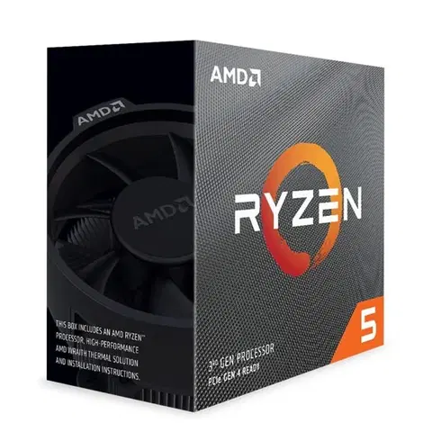 Procesory AMD Ryzen 5 5600 Procesor (3,7 GHz  32 MB  65 W  SocAM4) Box s chladičom 100-100000927BOX