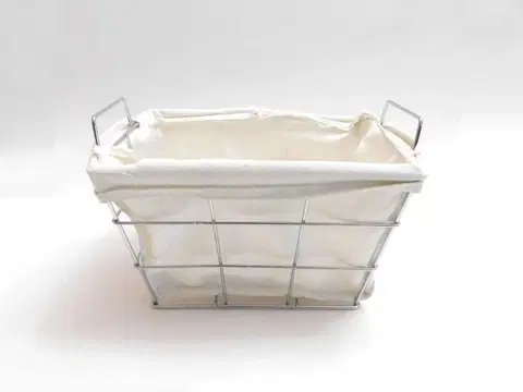 Úložné boxy MAKRO - Košík na pečivo hranatý drótôtený