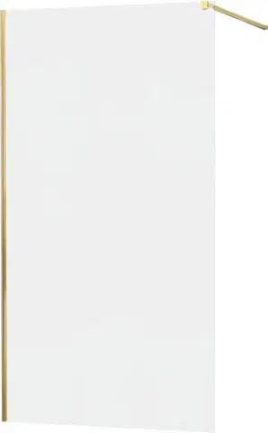 Sprchové dvere MEXEN/S - KIOTO Sprchová zástena WALK-IN 70x200 cm 8 mm, zlatá, matné sklo 800-070-101-50-30
