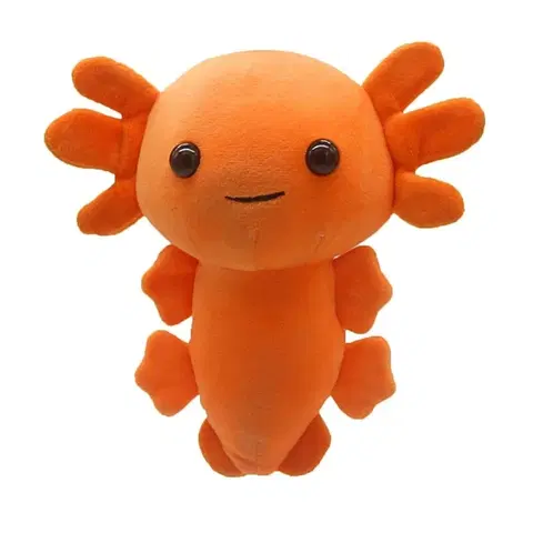 Plyšové hračky COZY NOXXIEZ - Axolotl oranžový - plyšový vodný dráčik 21cm