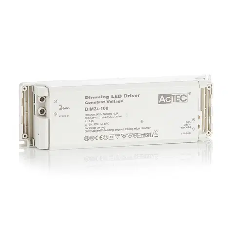 Napájacie zdroje s konštantným napätím AcTEC AcTEC DIM LED budič CV 24V, 100W, stmievateľný