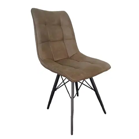 Čalúnené stoličky Stolička Factory Brown Xpa1815-64