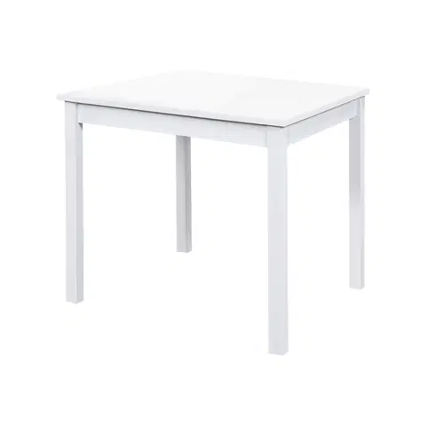 Jedálenské stoly Jedálenský stôl 8842B biely lak