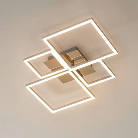 Stropné svietidlá Briloner Stropné svietidlo LED s rámom, stmievateľné pomocou nástenného vypínača